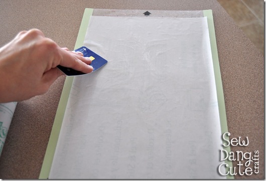 Smooth-out-contact-paper-on-Silhouette-sheet