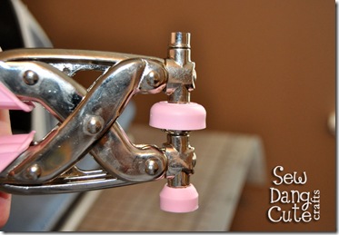 Squeeze-button-together