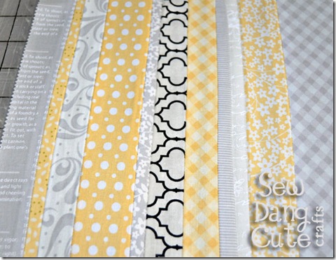 Strips-sewn-together Strips-sewn-together