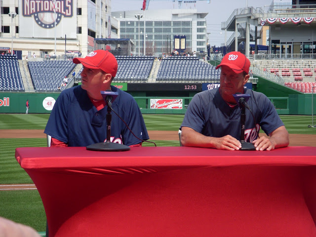 John Lannan and Jim Riggleman John Lannan and Jim Riggleman