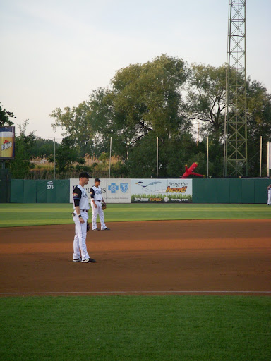 Infielders waiting