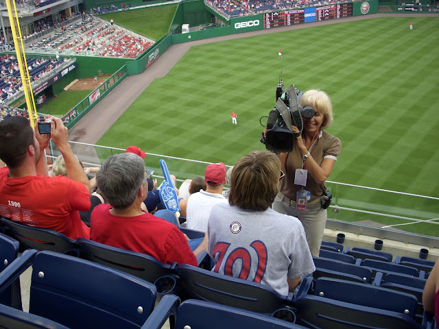 Filming fans