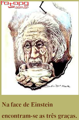 Albert Einstein - Ilusão de Óptica Ilusão Albert Einstein