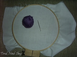 sewing with yarn