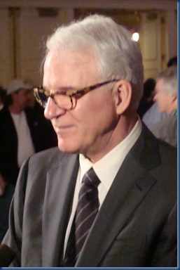 Steve Martin being interviewed at IBMA Awards Reception in honor of the 2009 nominees.