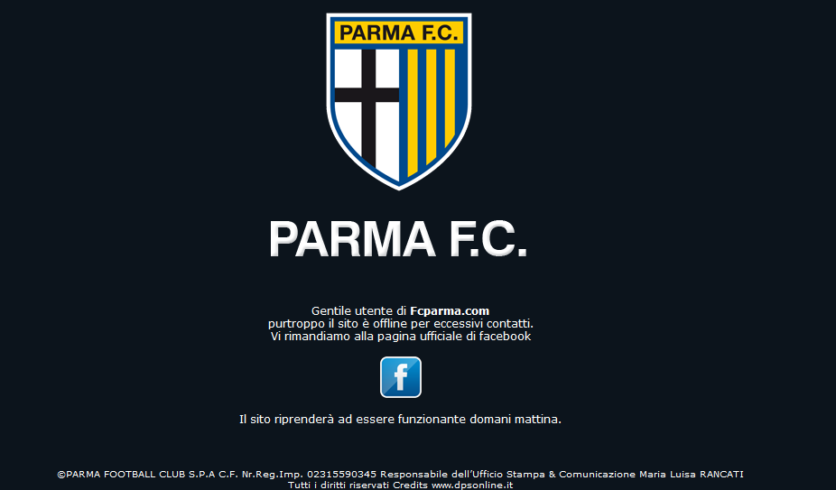 [troppi contatti per fcparma com[2].png]