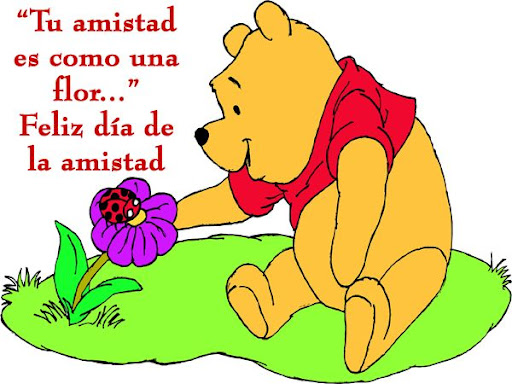 Postal la flor de la amistad