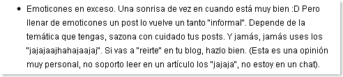 Detalles que restan profesionalismo a tu blog2