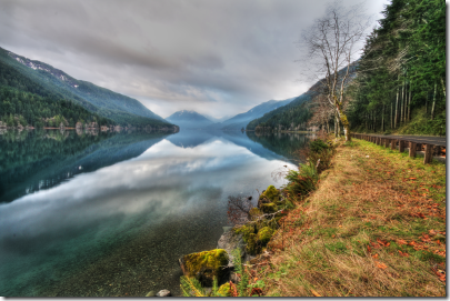 WA - Crescent lake HDR