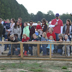 Waiting for the pig races to start.