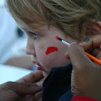 Face painting.