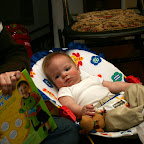 Baby Quinn working on telekinesis.