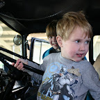 In the fire truck