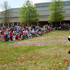 Sea of people and eggs