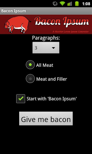 Bacon Ipsum