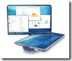Ultraportable with dual multitouch AMOLED screens