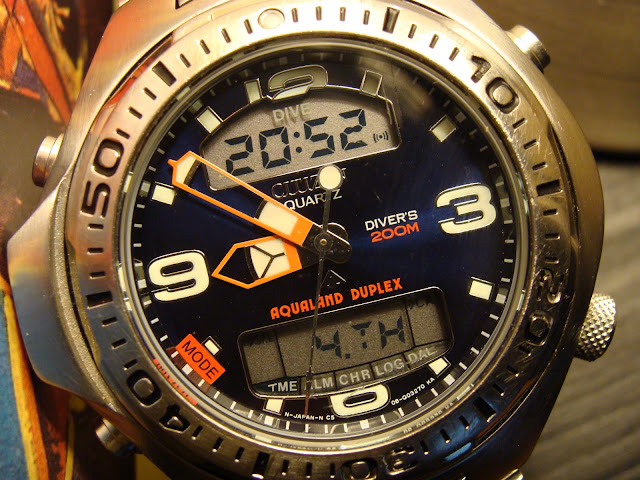 Citizen Cyber Aqualand Nx Dive Computer Watch | The Watch Site