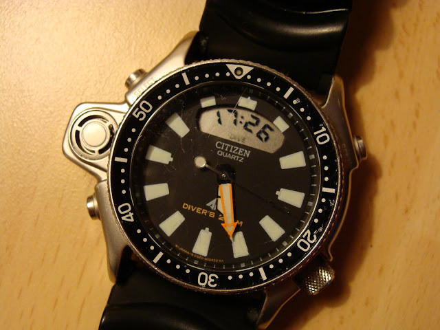 Citizen Cyber Aqualand Nx Dive Computer Watch | The Watch Site