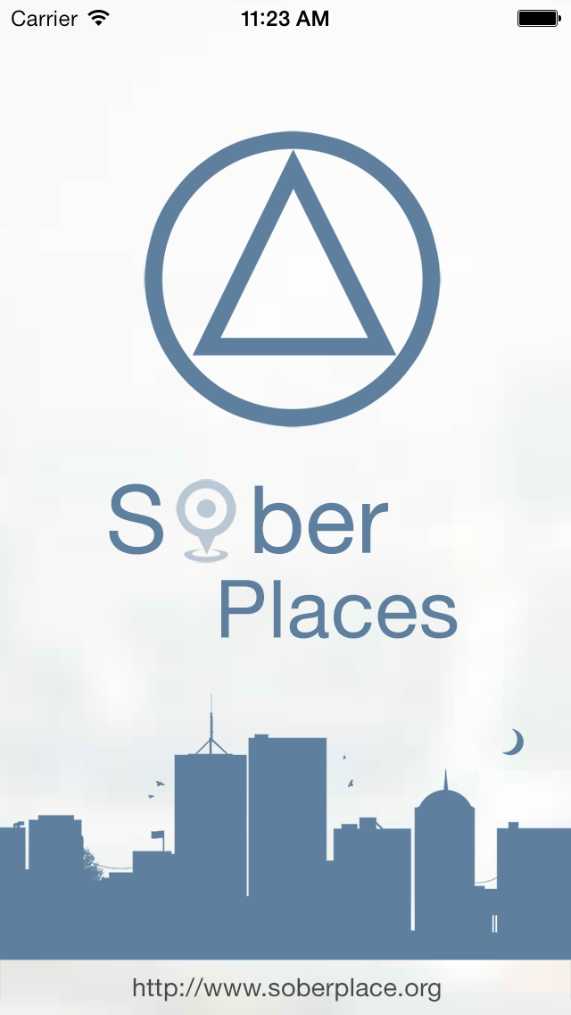 Android application Sober Places Meeting Finder screenshort