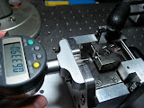 Here the Counterbore Precision Measurement Machine is shown with a sample part in position to take a measurement.