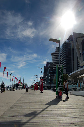 Promenada spacerowa na Docklands