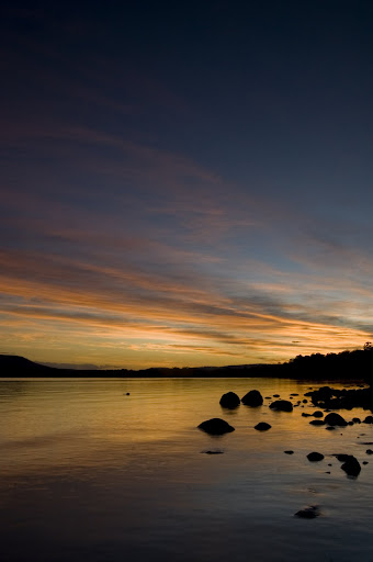 Wschod slona na Lake St Claire Wschod slona na Lake St Claire