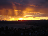 Sonnenuntergang über dem Zugersee