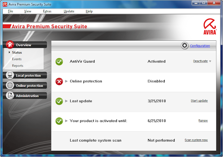 Open reg key Avira AntiVir Premium & Avira Premium Security Suite 10.0.0.542 Avira-premium-security-10