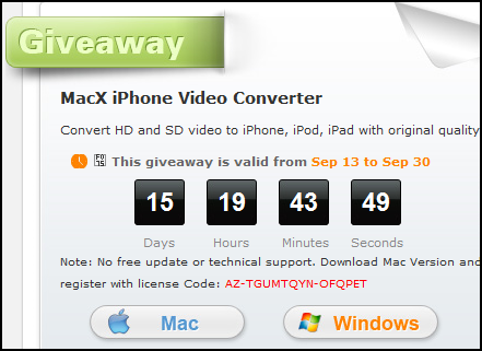 MacX iPhone Giveaway