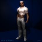 3D Model Muscle Hunk