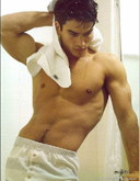 Sexy Muscle Men in White Underwear