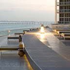 Icon Brickell Park Terrace overlooking Biscayne Bay