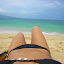 Beach time.