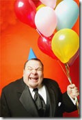 man with balloons