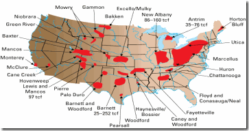 shale gas formations in the us