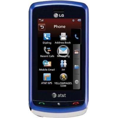 LG Xenon GR500 Phone, Blue (AT&T)