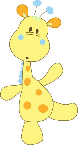 dibujos jirafas bebes