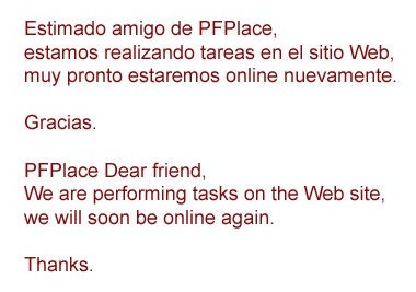 pfplace mantenimiento fraude estafa
