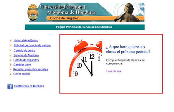 A que hora quiere sus clases el próximo período. A que hora quiere sus clases el próximo período.