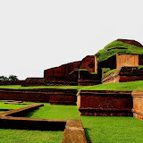 Picture Bangladesh, Photos of Bangladesh, Photography, Story of Bangladesh, life in Bangladesh, Travel Bangladesh, Architecture Bangladesh, Historical places, Photo, Picture, Pictures, Photos, food, culture, life, history, heritage, activity in Bangladesh.  &ndash; Somapura Mahavihara (Buddhist Vihara) side view at Paharpur, Bangladesh
