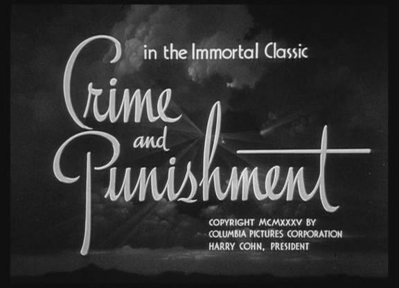 Crime and Punishment