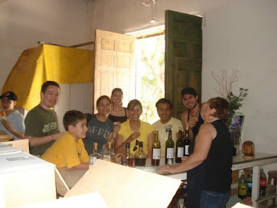 Catando el vino 