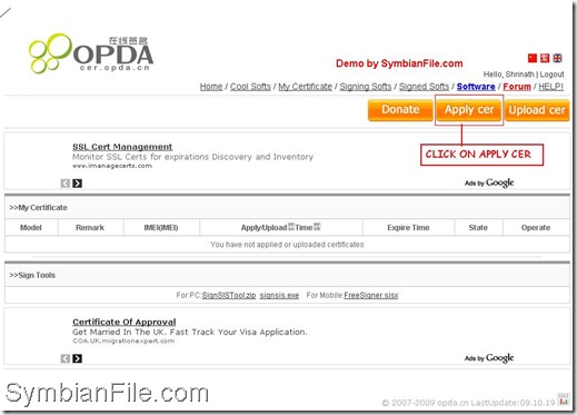 How to sign sis files