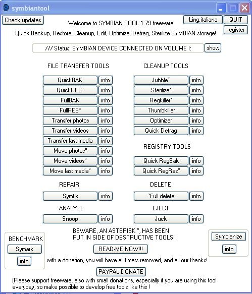 The Symbian Tool 1.79