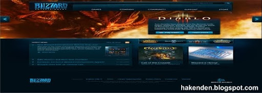 Blizzard's New Site