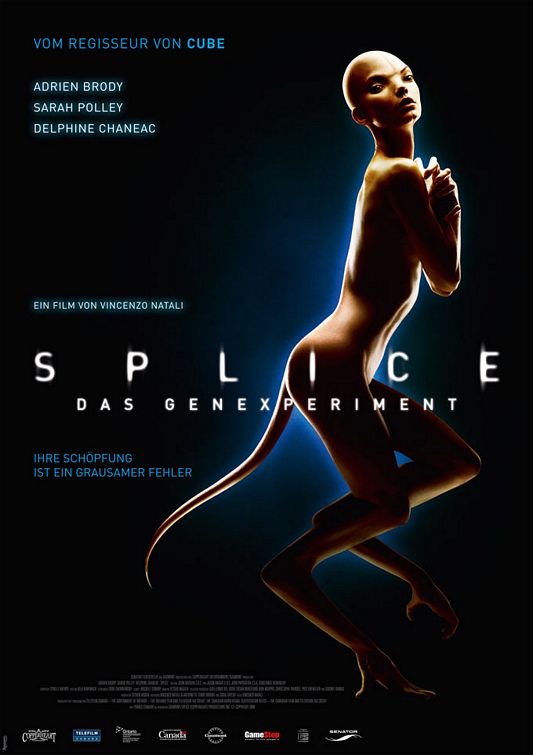 Splice, new, poster, German