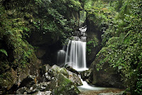 Waterfall at Qingyin Pavillion