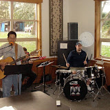 Worship at the men's retreat