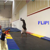 Amazing flips from the younger kids