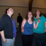 Kayla, Brittany, and Anna singing